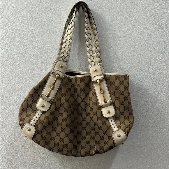 Gucci Brown and Cream Tote Bag - Picture 7 of 10